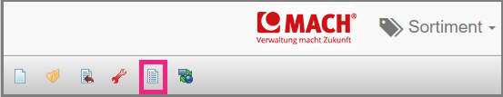 Sprung in die Listenverwaltung