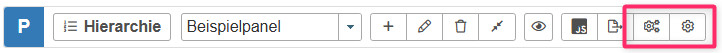 Icon für die Panelbasierte Regel und grafischer Regel-Editor Panel