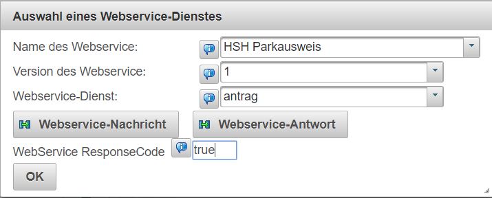 WebService Einreichung