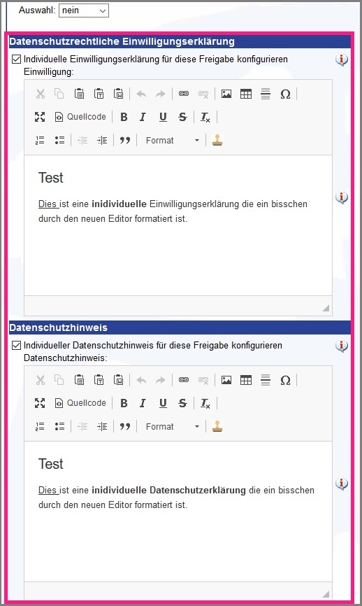 Neuer CK Editor in der Veröffentlichung hinterlegt